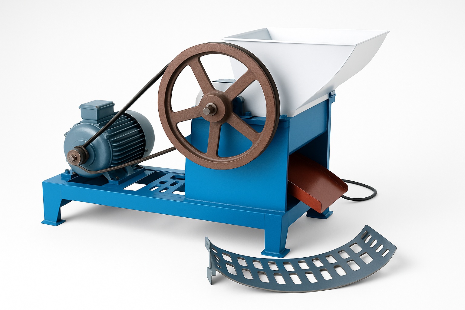 Semi-automatic Painted Mini Groundnut Decorticator, Single Phase