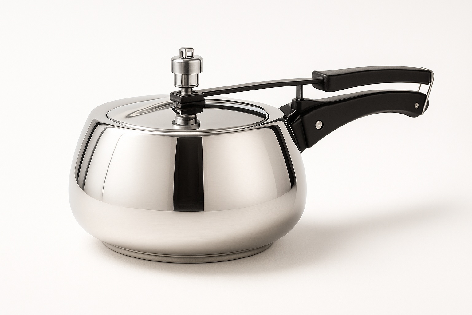 Silver Stainless Steel Induction Pressure Cooker, 3L