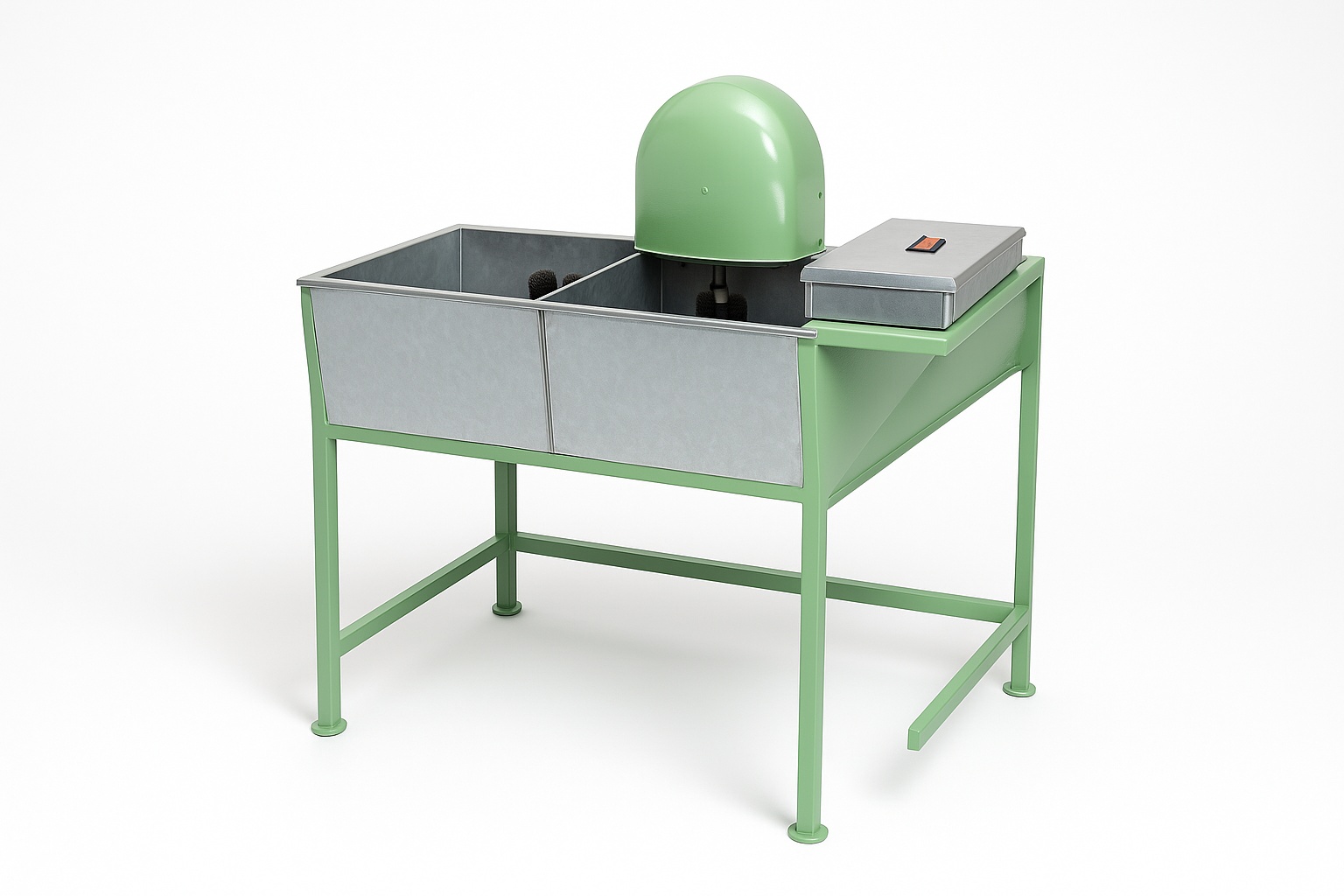 Single Phase Brush Bottle Washer