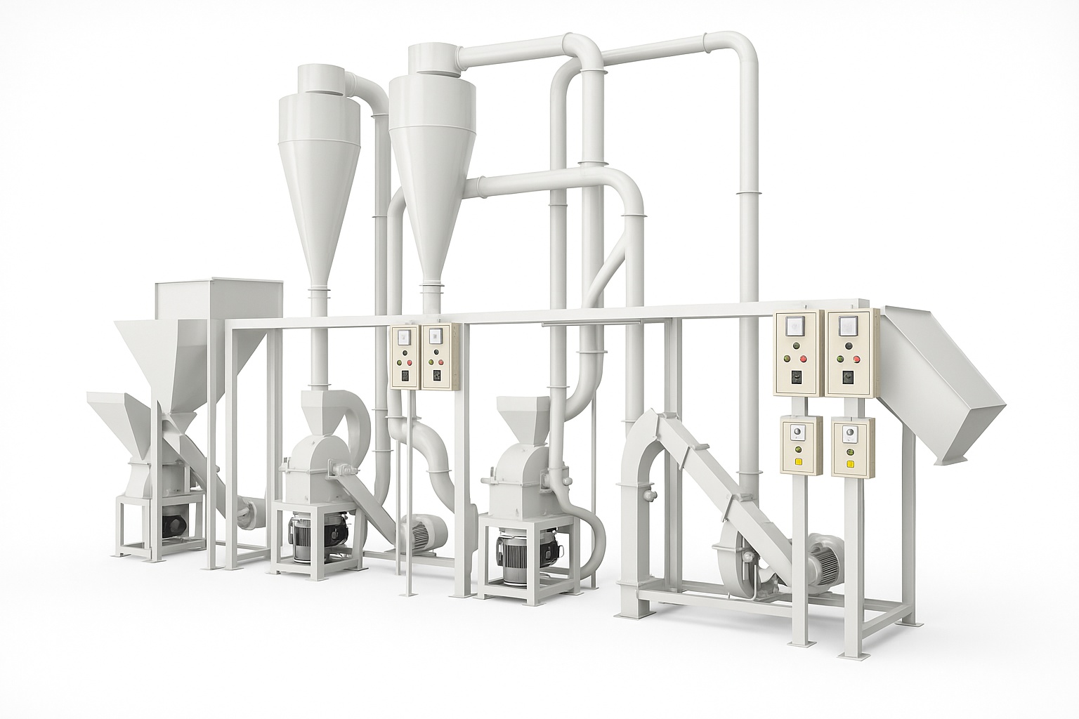 Spices Blower Pulverizer Plant, Automatic