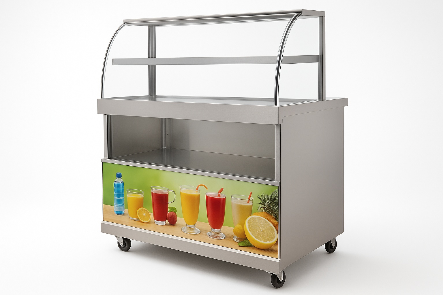 Steel Glass Shikanji Counter SS