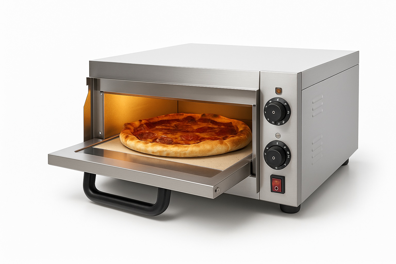 Single Deck Stone Pizza Machine