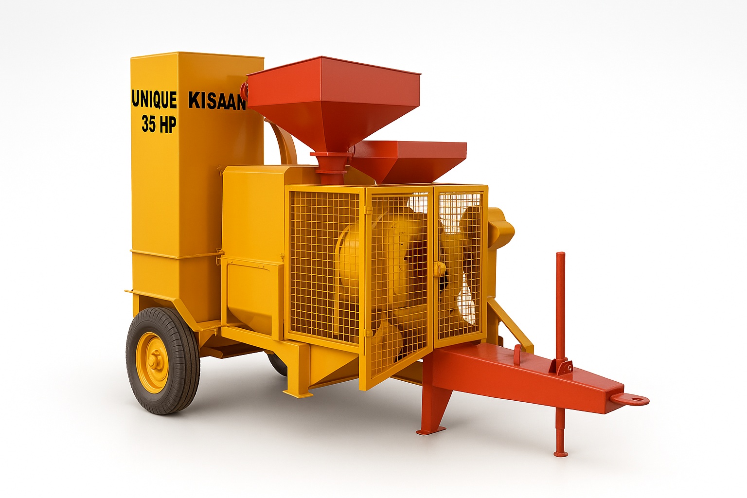 Unique Kisan 35 HP Mobile Rice Mill Machine