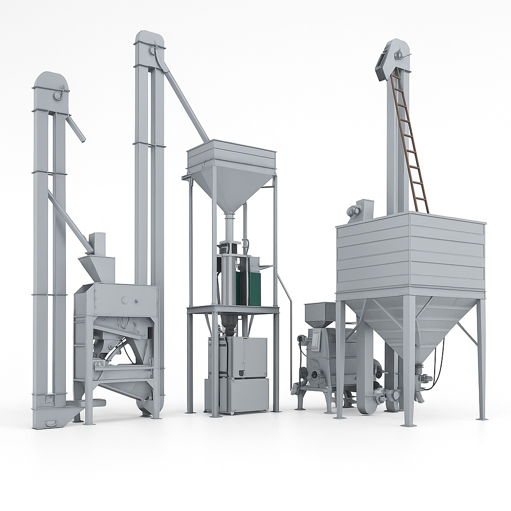 Industrial Wheat Seed Plant